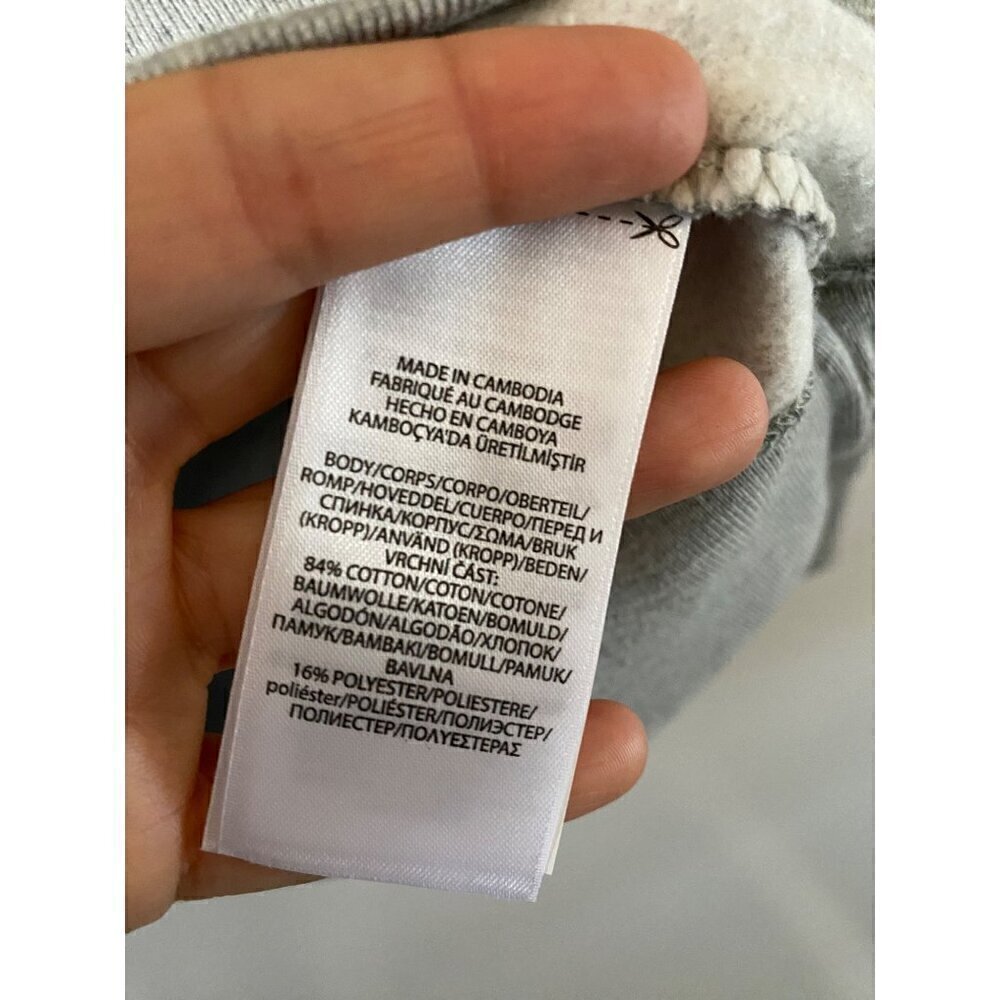 Polo Ralph Lauren Christmas Tree Bear Sweatshirt Medium 10-12 Gray Ships Today! - Picture 2 of 8